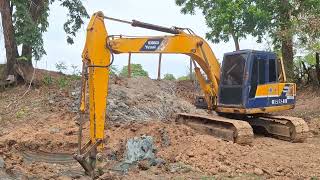 รีวิวรถขุดในตำนานยังหล่อจัด kobelco sk045 ระบบได้งานนี้ต้องมีปลาไหลยังไม่มีคู่ครอง excavator