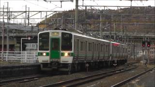 719系　東北本線　福島駅　2017.02.12