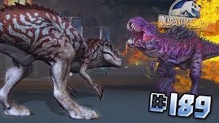 OMEGA T.REX BATTLE!!  || Jurassic World - The Game - Ep189 HD