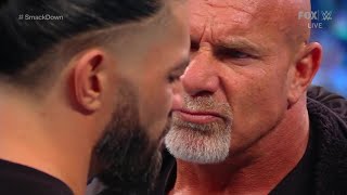 Goldberg Returns & Challenges Roman Reigns For The Universal Championship - WWE Smackdown 2/4/22