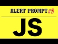Javascript Tutorial for Beginners - alert and prompt