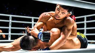 Yuya Wakamatsu BANGKIT, Kalahkan Xie Wei Via Ground-And-Pound KERAS! | ONE Fight Night 12