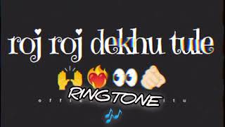 #ringtone #new roj roj dekhu tule🙌❣️👀👆🏻