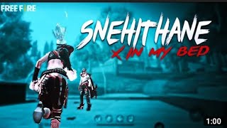 Snehithane × In My Bed Remix Song Freefire New Montage Status Video || Freefire WhatsApp StatusTamil