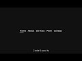 COOL MENU HOVER EFFECTS | HTML & CSS tutorial