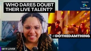 DANCER REACTS TO SB19's EPIC DAM First Live performance!!