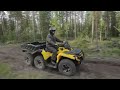 can am outlander 6x6 xt atv features