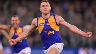 Luke shuey kicks a goal to win the game for the west coast Eagles in overtime