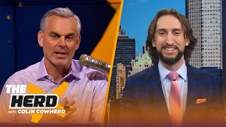 Nick weighs in on Aaron Rodgers’ unclear future, talks Mahomes’ odds at 2nd MVP | NFL | THE HERD