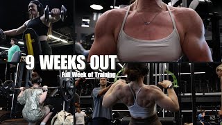 9 WEEKS OUT | Figure Competitor Full Week of Training