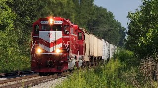 The 3 Main INRD and DREI Trains of Terre Haute, IN - August 2024