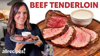 How to Make Beef Tenderloin with 3 Sauces (Cowboy Butter, Horseradish & Mushroom) | Allrecipes