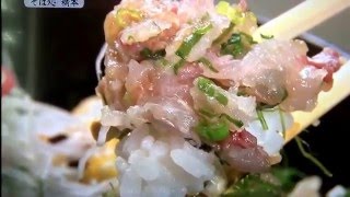 日本100年食堂 そば処橋本 アジ丼