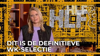 Dit is de definitieve WK-selectie | HLF8