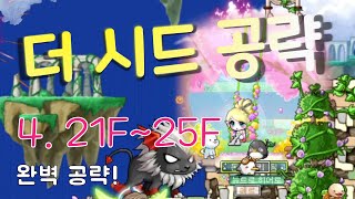 더 시드 완전 공략4편 (21층~25층) 시드의 첫 관문!! 시드22층, 23층을 넘어보자! [메이플, 더 시드, 시드 22층, 시드 23층, 메데나, 시드공략]