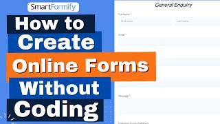 How to Create Online Forms Easily (Free Form Builder) | SmartFormify