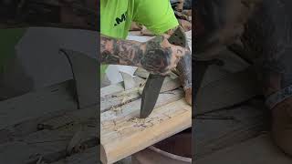 KNIFE ABUSE??? #bushcraft #survival #edc #bowieknife #blade #shorts #worktuffgear