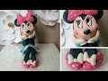 Minnie Mouse Cake Topper Tutorial - Figurica Mini Maus  od fondana / Mini Maus od fondana