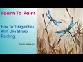 Learn to Paint One Stroke - Relax & Paint With Donna: Dragonflies | Donna Dewberry 2024