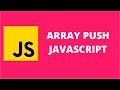 Array Push JavaScript