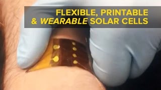 Timothy O'Connor San Diego: Stretchable Printable and Wearable Solar Cells