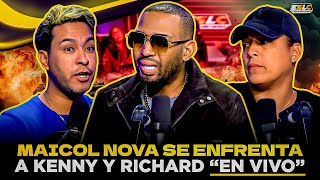 KENNY Y RICHARD ACORRALAN A MAICOL NOVA DE LOS DUEÑOS DEL CIRCO POR FALTARLE RESPETO EN VIVO