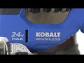 kobalt 24 volt max variable speed keyless brushless cordless jigsaw