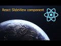 How to create a React slide-view component
