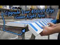 How to Glue a Mitered edge - Drop Front - Waterfall Leg on any Stone or Granite. (So Easy)