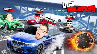 ОПАСНАЯ ГОНКА ВОКРУГ ВСЕЙ КАРТЫ НА НОВОЙ BMW M5 F90 НА 4.000.000$! (GTA 5 RP / RADMIR)