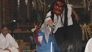 背鷹天神社 高千穂神楽 戸取