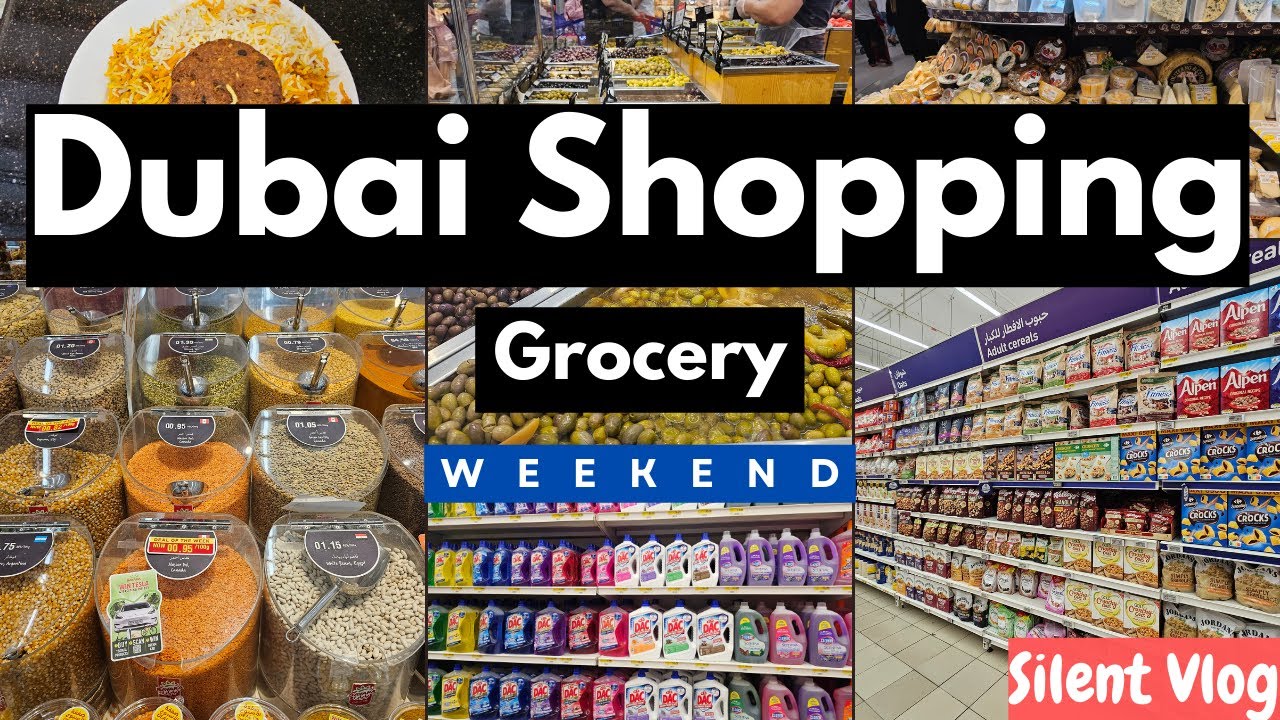 Dubai Grocery Shopping Weekend Vlog Silent Carrefour Lunch Busy