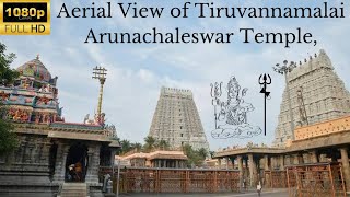 Aerial View of Tiruvannamalai Arunachaleswar Temple,