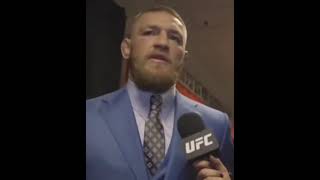 Conor McGregor : i'll handle this loss like a champion
