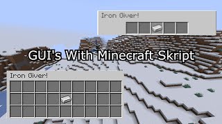 Skript GUI Tutorial | Minecraft Skript Tutorial 2024