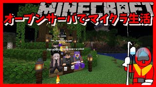 【概要欄に参加手順】オープンサーバでマイクラ生活【java版】