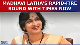 Madhavi Latha Engages In Rapid-Fire Round with Times Now On Hyderabad Renaming Debate | Latest News