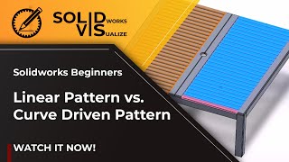 Solidworks Beginner Tutorial - Linear & Curve Driven Pattern