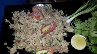 ข้าวผัดไข่ง่ายๆ ผัดให้แห้งไม่แฉะและหอมอร่อย Fried rice with egg