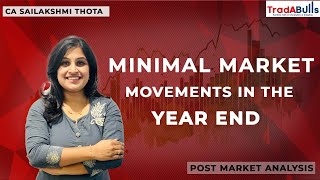 Minimal markets movements in the year end