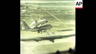 SYND 18 6 77  FLIGHT OF THE SPACE SHUTTLE