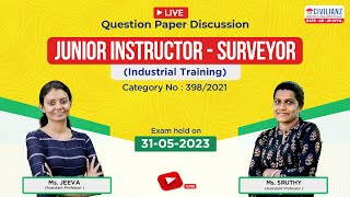 QP DISCUSSION |  JUNIOR INSTRUCTOR (SURVEYOR) | Department: Industrial Training Department