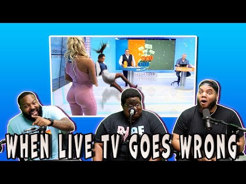 When Live Tv Goes Wrong Reaction Youtube