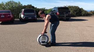 Challenge electric unicycle only 10 minutes he got it he’s a genius Mr. Danny1usa1japan