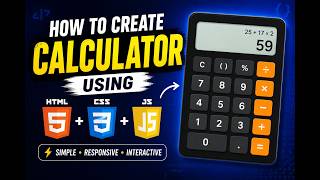 How to make a Calculator using || HTML CSS JavaScript || Tutorial