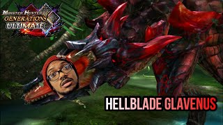 Hunting HELLBLADE GLAVENUS For The First Time In MHGU