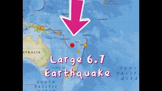 6.7 Earthquake Vanuatu Area. Tuesday 3/26/2024