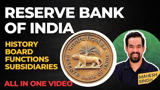 RBI | Reserve Bank Of India in English | History of RBI | Departments | Functions | Central Board