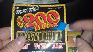 $10 $200 Million Payout 2X WINNER