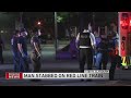 Man stabbed overnight